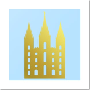 Salt lake temple Posters and Art